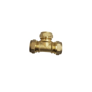 Ταφ 22 πλαστικής Με φ 22 μηχανικής  Σύσφιξης χαλκού