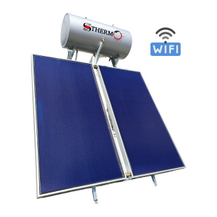 Ηλιακός Θερμοσίφωνας Glass-Titanium SThermo Επιλεκτικός με WiFi